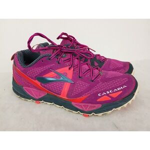 Brooks Cascadia Women's Athletic Shoes - Purple and Red
